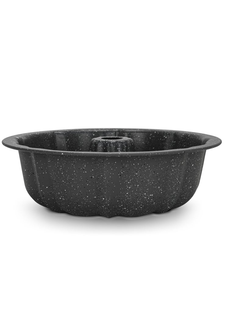 Fissman Bundtform Pan 25cm, Carbon Steel Granite Non Stick 8.0cm Deep Bundtform Pan | Non Toxic PFOA Free Cake Mold | High Heat Durable Baking Mold for Cake, Jello, Gelatin  - Image 4