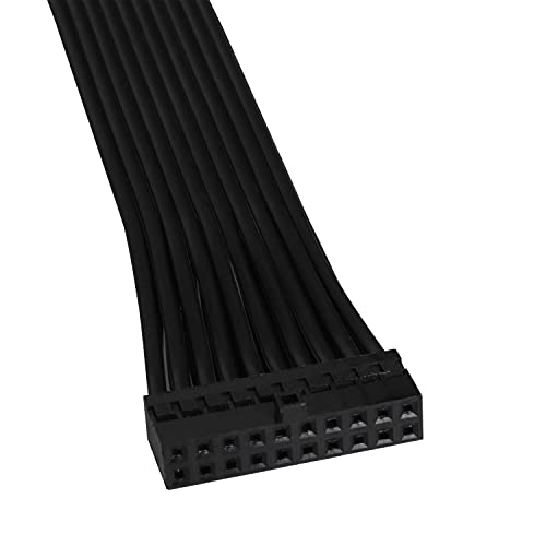 LUORNG 1PC USB 3.0 19/20 دبوس ذكر إلى USB 3.0 20 دبوس أنثى موسع، كابل تمديد رأس USB 3.0، محول لوحة الأم - Image 4