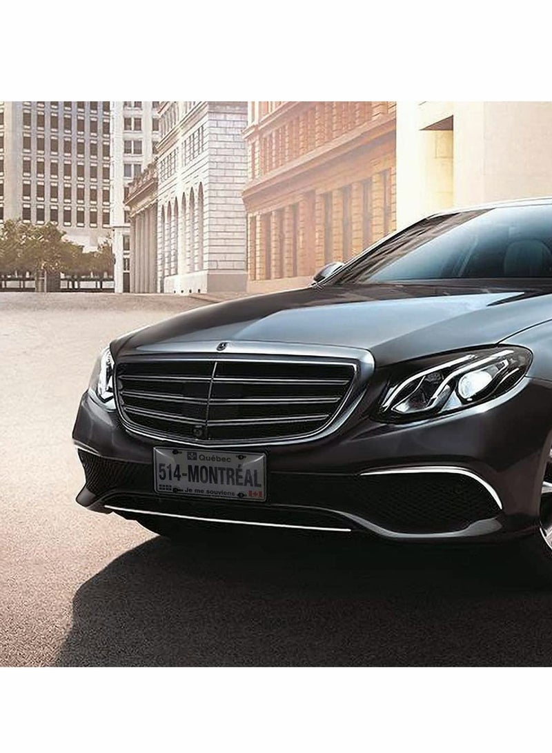 Excefore 2 PCS License Plates Shields Cover Tinted Clear d Design Unbreakable Fits All Standard 31x16 CM Novelty License Plates Protect Your Front Back License Plates Includ Screws - Image 3