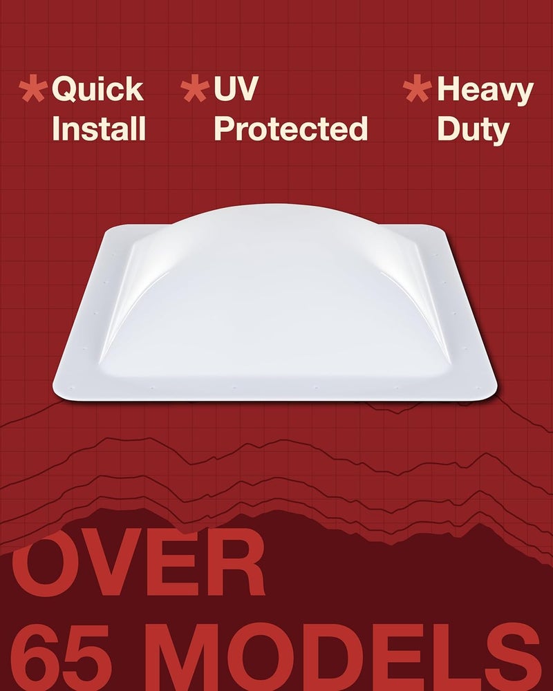 ICON 01868 RV Skylight - Impact Resistant Polycarbonate - Image 2