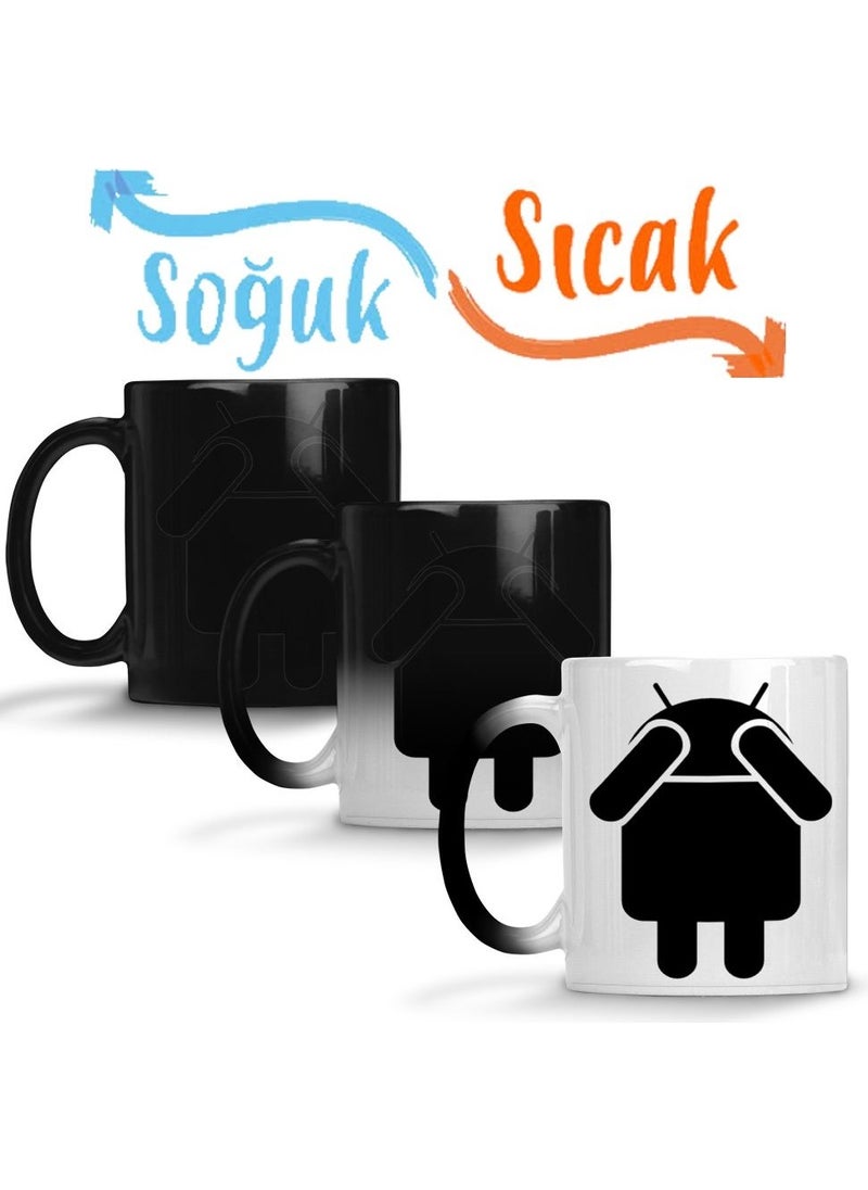 Baskı Dükkanı - Print Shop Android Magic Mug Porcelain - Image 1