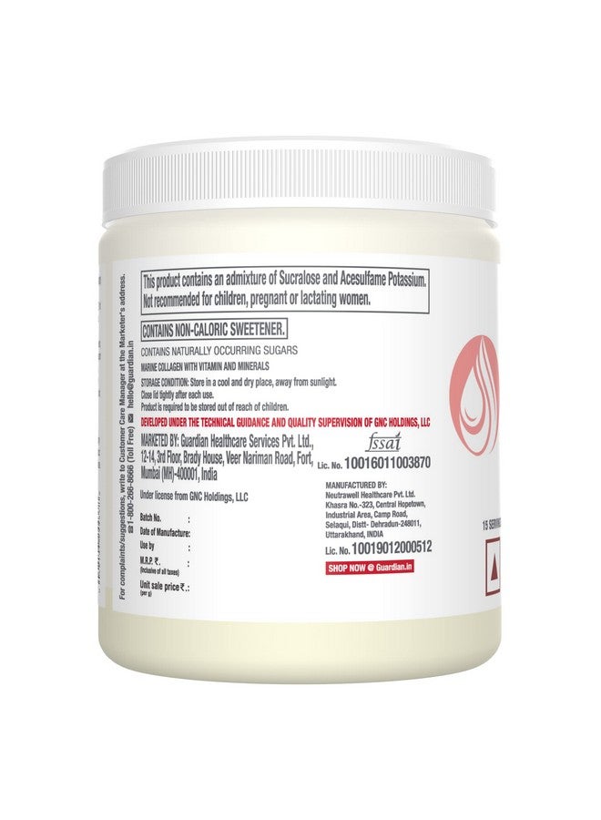 GNC Youthful Radiance Trio | Marine Collagen Powder (Orange 200 gm) | Women's Hair, Skin, and Nails (120 Tablets) + Glutathione (60 Capsules) | Reduces Fine Lines & Wrinkles | Reduces Pigmentation - Image 5