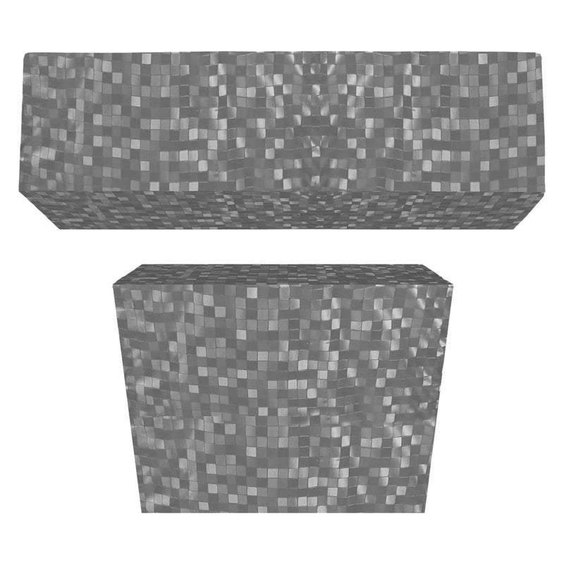 Kuber Industries غطاء مكيف هواء داخلي وخارجي من كوبر إندستريز بتصميم ثلاثي الأبعاد من قطعتين من مادة PVC بسعة 1.5 طن - رمادي (CTKTC01711) - Image 1