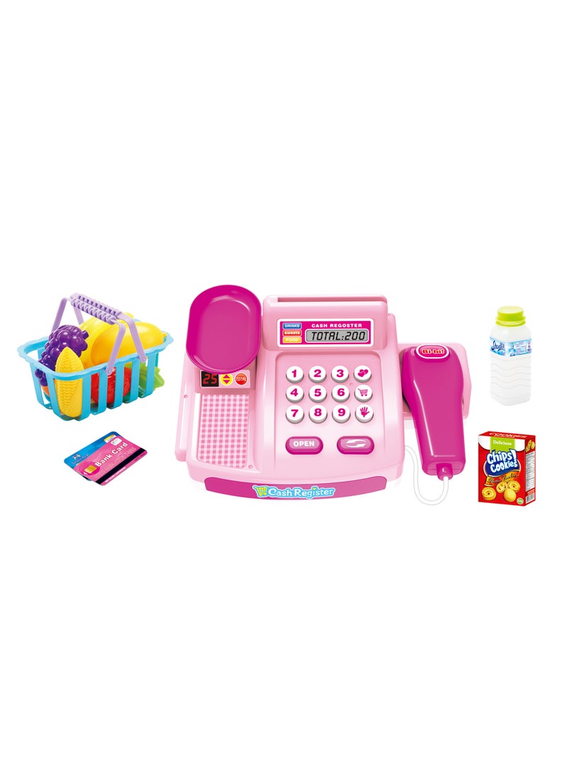 Power Joy Yumyum Cash Register, Assorted 1 Piece (Style & Color May Vary) Battery Operated | Pretend Play | Role Play | Supermarket Shop Play | Cash Playset | Gift for Kids - Image 1