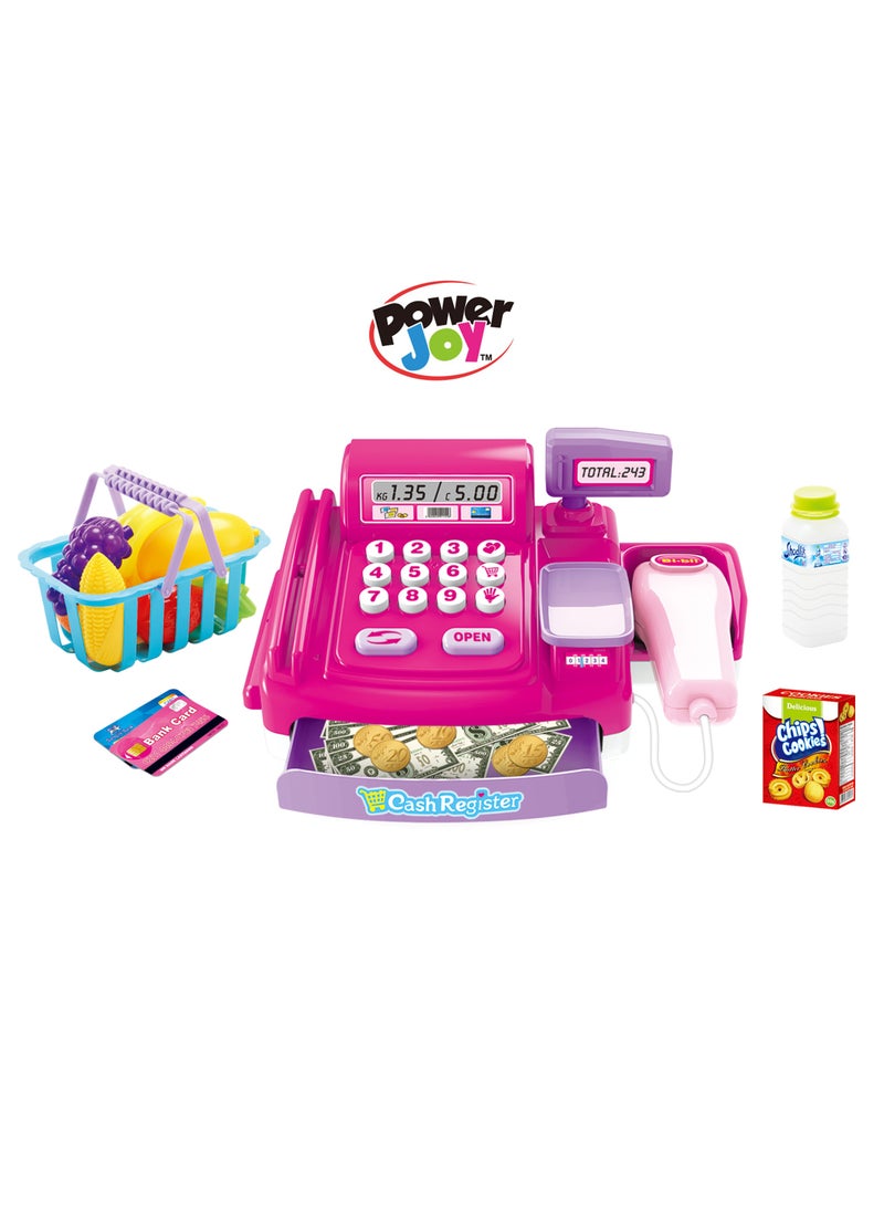 Power Joy Yumyum Cash Register, Assorted 1 Piece (Style & Color May Vary) Battery Operated | Pretend Play | Role Play | Supermarket Shop Play | Cash Playset | Gift for Kids - Image 2