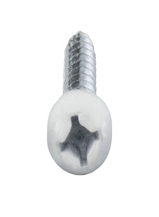 RecPro 8x1 Pan Head Metal RV Screws | Polar White | Multi-Pack | RV Interior Screws | Factory Finished Looked | (100) - Image 2