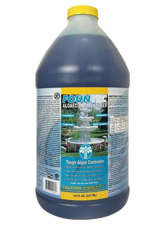 EasyCare Fountec Fountain Algaecide Clarifier, 64 Ounce - Image 1