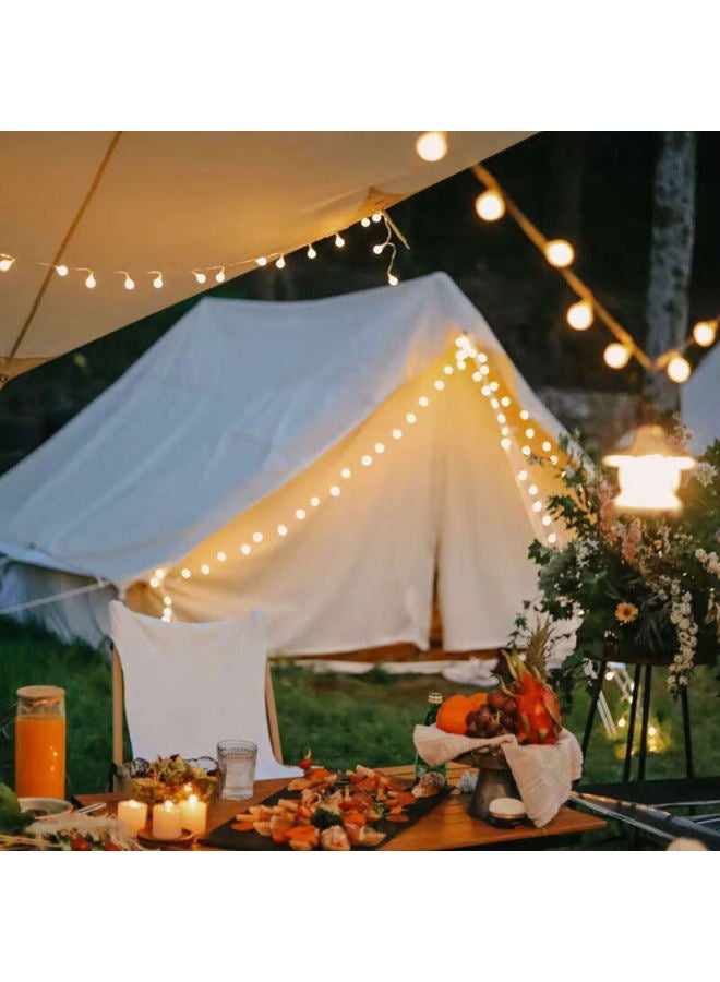 MOTIE Motei Led String Lights, Outdoor Camping Lights, Solar-powered Flashing Lights, Star Lights, Christmas Tent Decorative Lights  - Image 3