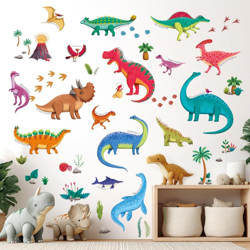 DECOWALL DS9-2115 16 Dinosaur Wall Stickers - Image 2
