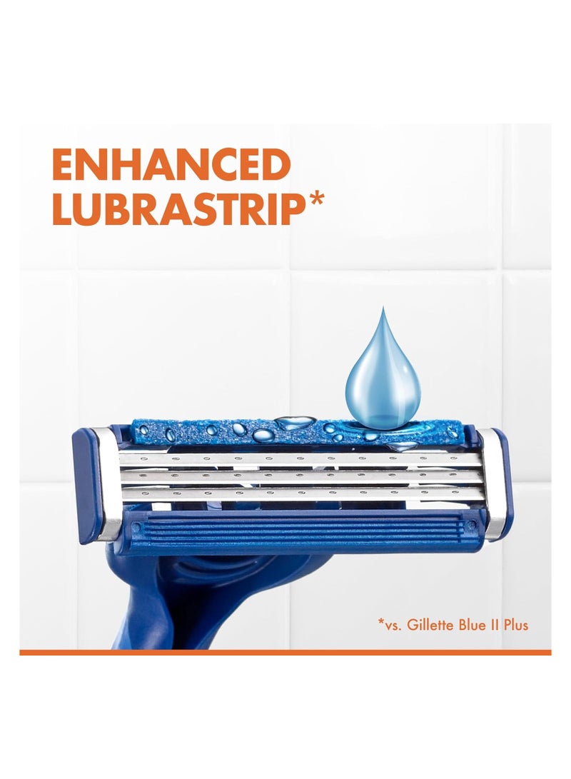 ماكينة حلاقة للاستخدام مرة واحدة للرجال بلو 3 كمفورت من جيليت، 12 قطعة - Image 4