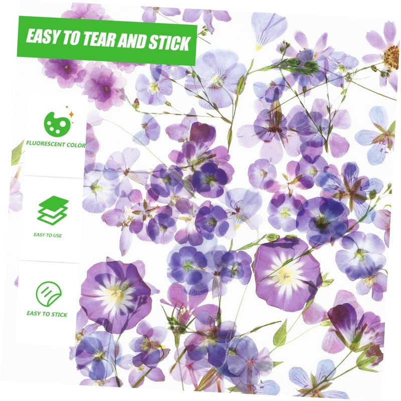 Floral Sticker Set 160 Pcs DIY Plant Decals for Journaling Scrapbooking Crafting - Image 4