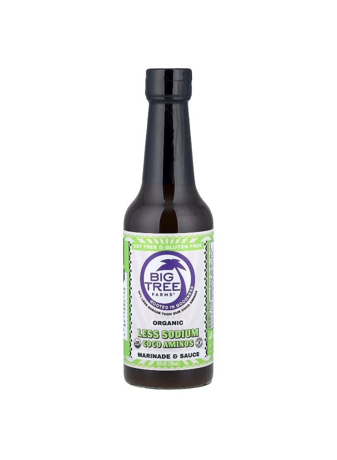 Big Tree Farms, Organic, Less Sodium Coco Aminos, Marinade & Sauce, 10 fl oz (296 ml)
