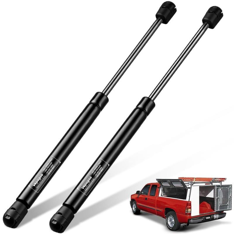 Vepagoo c1633313 187 40 Lb C1620651 Gas Strut 18 inch Gas Spring Shock Lift Support for Leer Truck Cap Canopy Topper Rear Window Struts Pack of 2