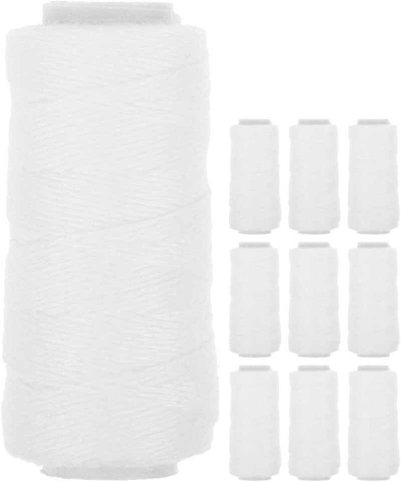 Baluue Facial Thread 10 Rolls Eyebrow Thread Face Threading Thread Makeup Facial Dermaplaning Hair Removal Epilator Tool Replacement Cotton Thread - Image 1