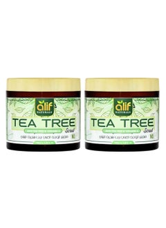 ALIF NATURALS Alif Naturals Tea Tree Face & Body Scrub with Tea Tree Oil for Men & Women - 100ml | Deep Cleansing & Gentle Exfoliation | Removes Tan, Dead Cells, Anti Acne | All Skin Types  - Image 1