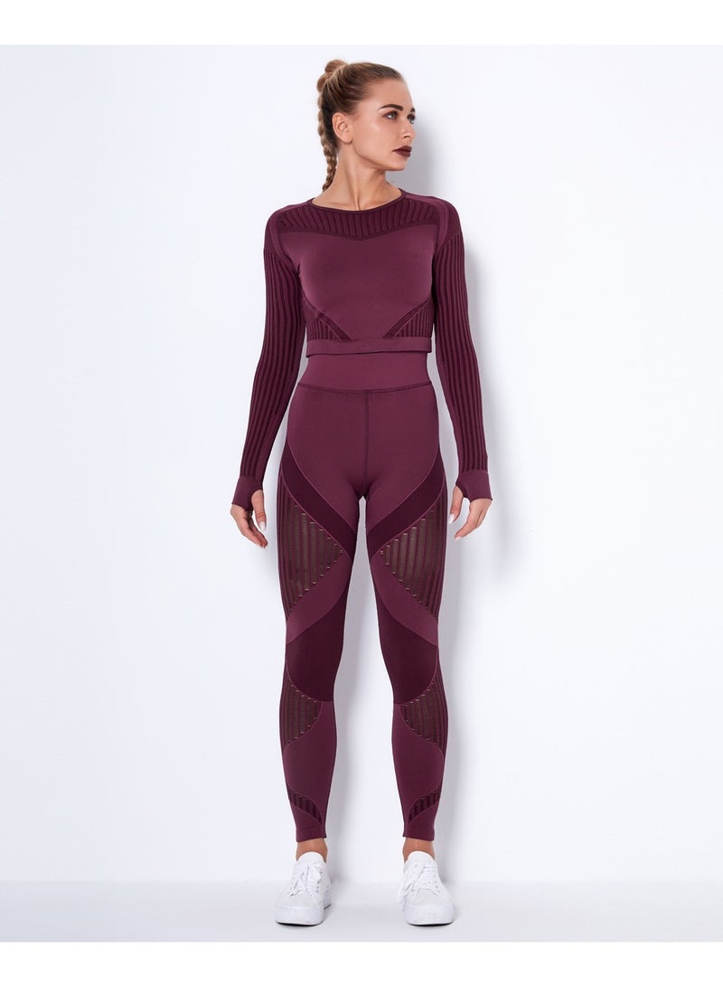 EBMINI New Pilates Yoga Training Fitness Clothing Set - Image 1
