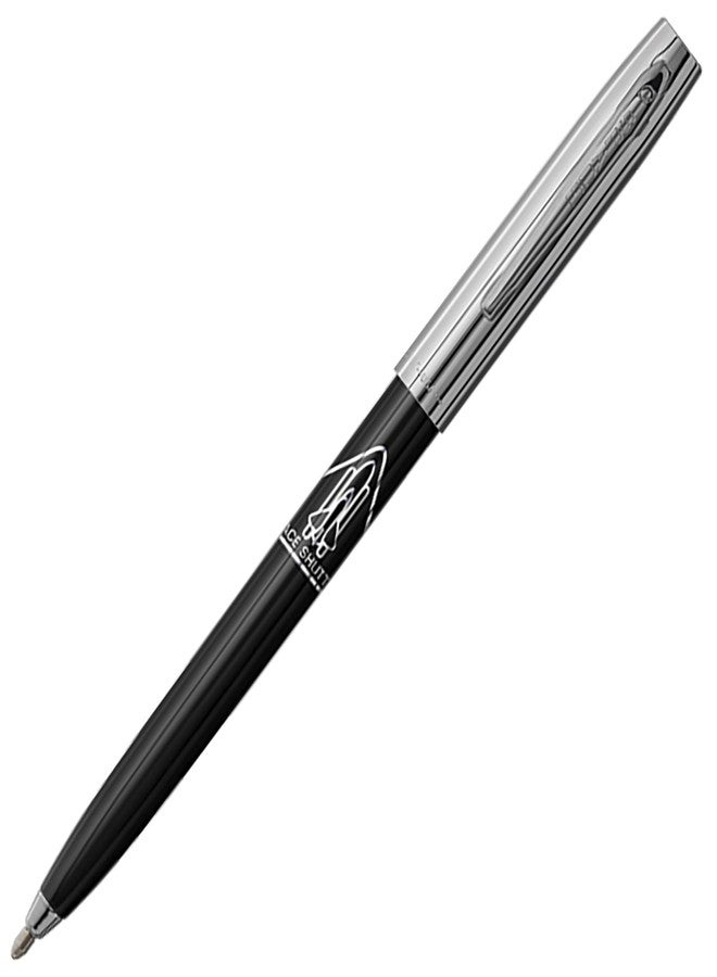 Fisher Space Pen Cap-O-Matic Space Pen, Space Shuttle Imprint, Ballpoint, Black Ink - Image 1
