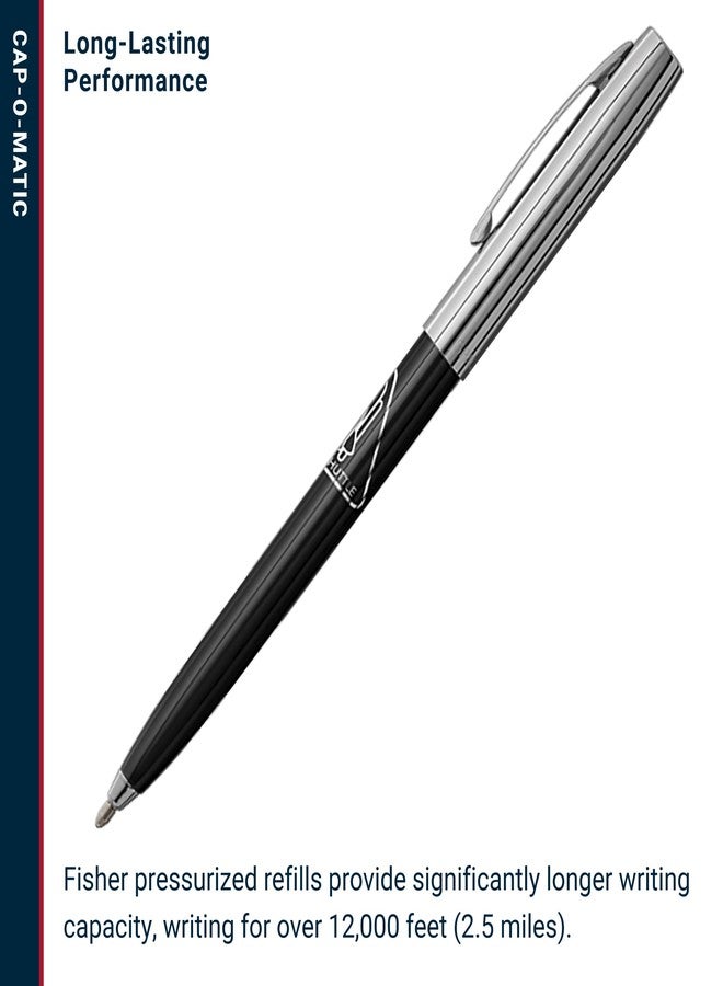 Fisher Space Pen Cap-O-Matic Space Pen, Space Shuttle Imprint, Ballpoint, Black Ink - Image 4
