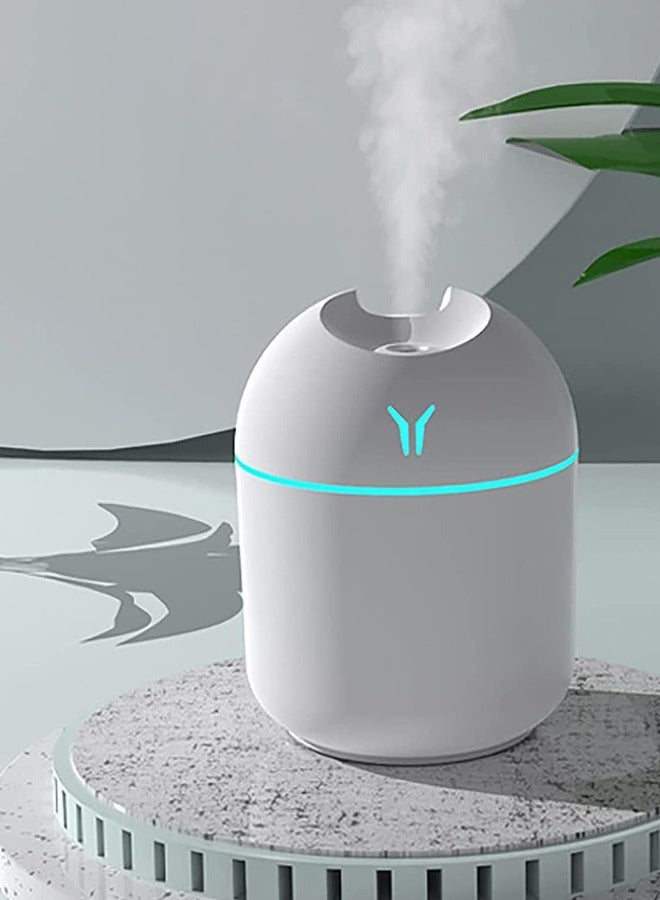 Mini Air Humidifier Car Diffuser for Essential Oils Scent Air Purifier with 7 Color Night Light and 2 Mist Modes Portable Air Freshener for Car Home Room Office  - Image 3