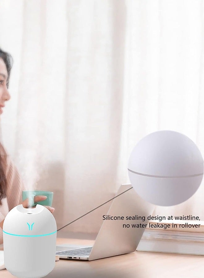 Mini Air Humidifier Car Diffuser for Essential Oils Scent Air Purifier with 7 Color Night Light and 2 Mist Modes Portable Air Freshener for Car Home Room Office  - Image 4