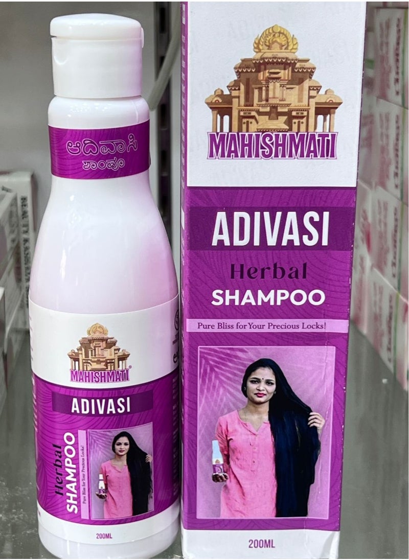 Adivasi Neelambari ADIVASI HERBAL HAIR SHAMPOO Hair Fall Control & Hair Growth 100ML  - Image 1
