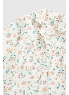 mothercare Floral Garden Woven Baby Pyjamas  - Image 2