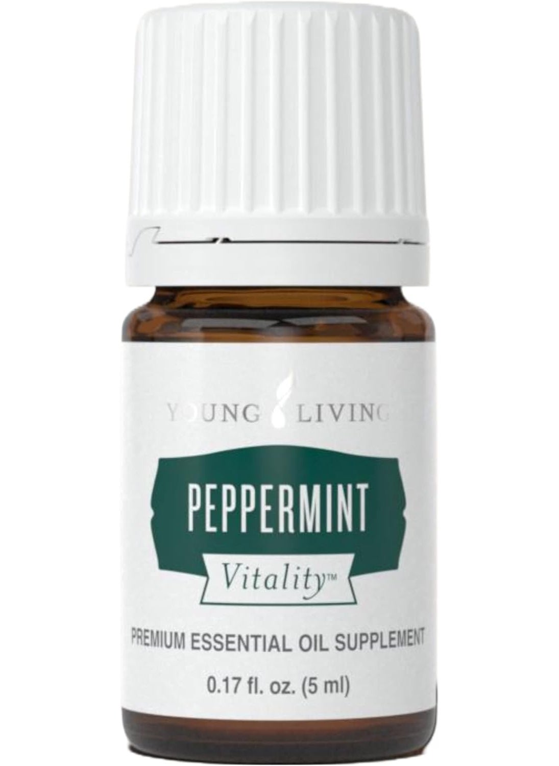 Young Living Young Living Peppermint Vitality Essential Oil | 5 ml | Dietary Supplement for Digestive Support and Refreshing Flavor 