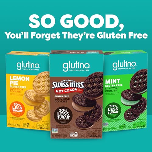 Glutino Swiss Miss Gluten Free Hot Cocoa Flavored Sandwich Cookies, Gluten Free Snacks, 10.5 oz. - Image 5