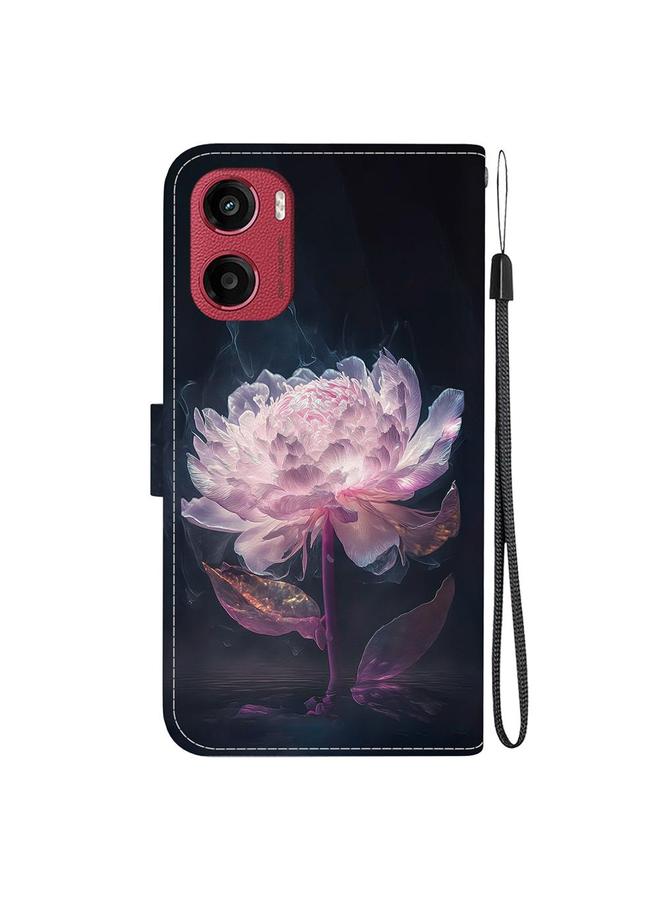 S-TOP Case For Motorola Moto G05 / E15 Crystal Texture Colored Drawing Leather Phone Case - Image 3