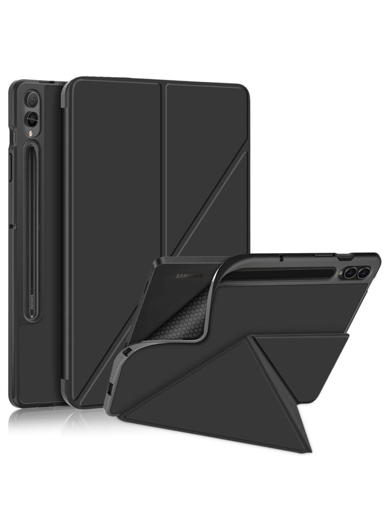 general Case for Galaxy Tab S9,Premium PU Leather & Soft TPU Back Cover, Multi-Viewing Angles, Auto Wake/Sleep with Pen Holder - Image 1