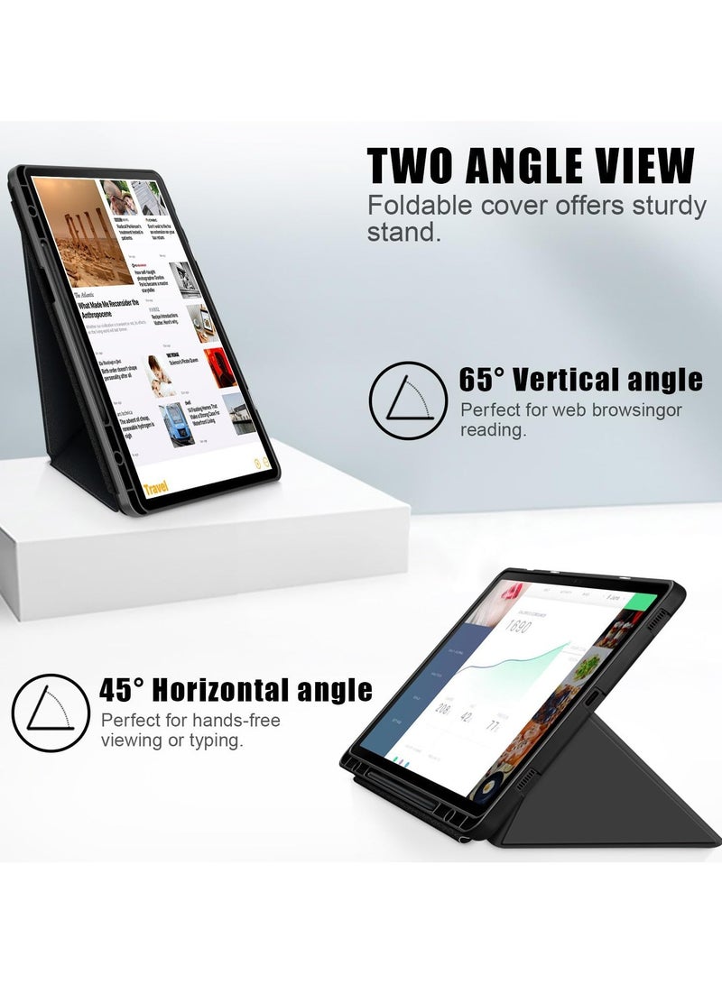 general Case for Galaxy Tab S9,Premium PU Leather & Soft TPU Back Cover, Multi-Viewing Angles, Auto Wake/Sleep with Pen Holder - Image 2