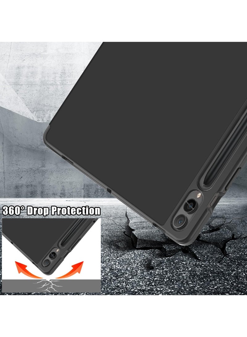 general Case for Galaxy Tab S9,Premium PU Leather & Soft TPU Back Cover, Multi-Viewing Angles, Auto Wake/Sleep with Pen Holder - Image 5
