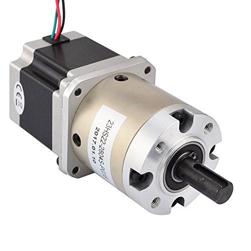 STEPPERONLINE 15:1 Planetary Gearbox Nema 23 Stepper Motor 2.8A for DIY CNC Mill Lathe Router - Image 5