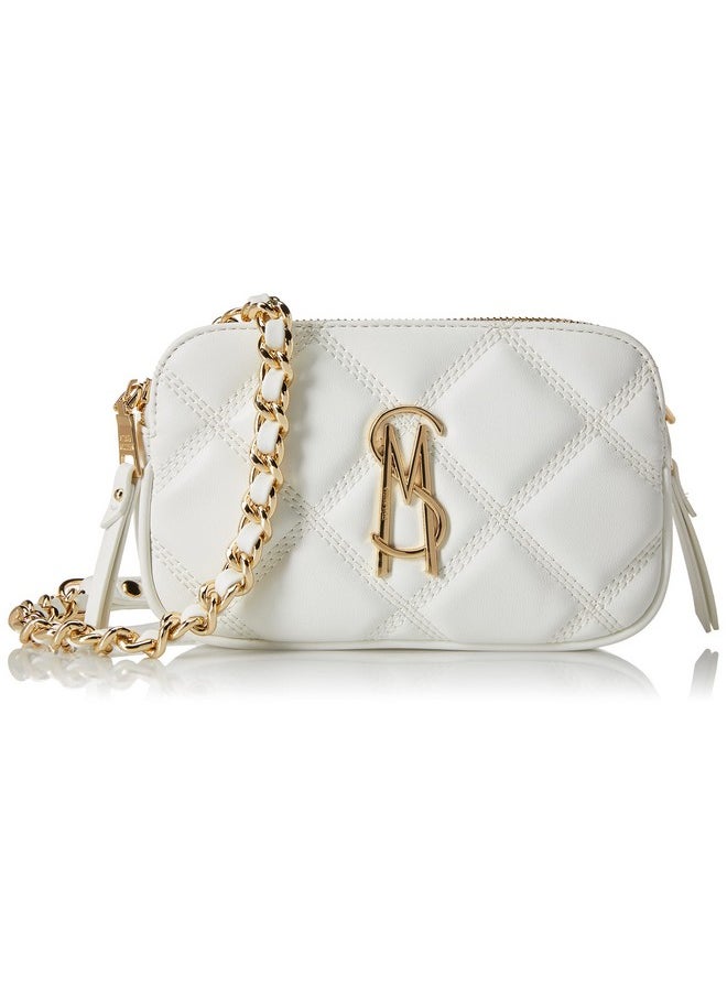 STEVE MADDEN - Daisy Quilted Crossbody White - Image 1