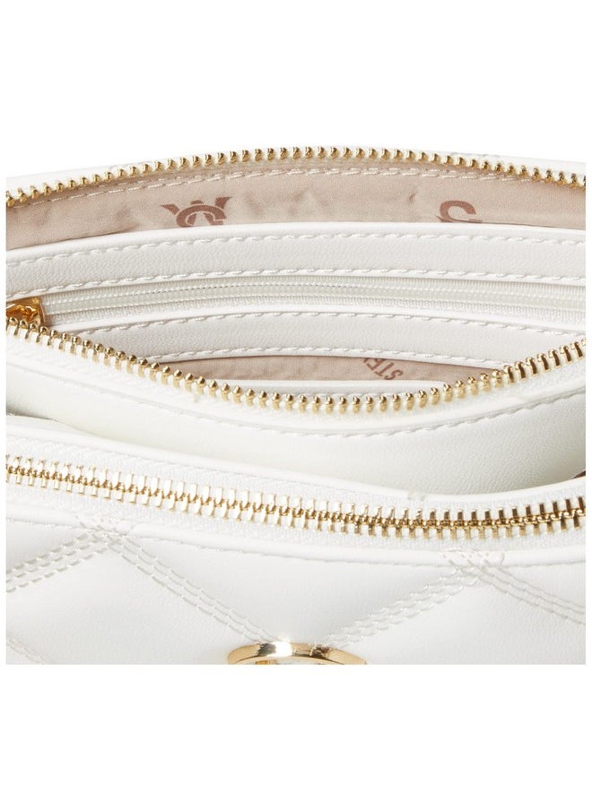 STEVE MADDEN - Daisy Quilted Crossbody White - Image 1