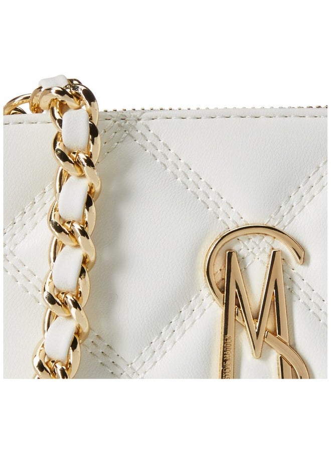 STEVE MADDEN - Daisy Quilted Crossbody White - Image 1