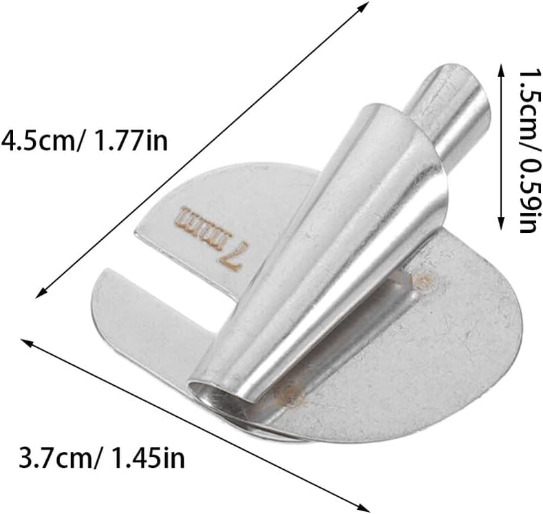 6pcs Sewing Machine Rolled Hemmer Foot Set 5-10mm Hemming Pressure Feet for Universal Machines, Curved Edge Stitcher Kit for Home and Industrial Sewing - Image 2