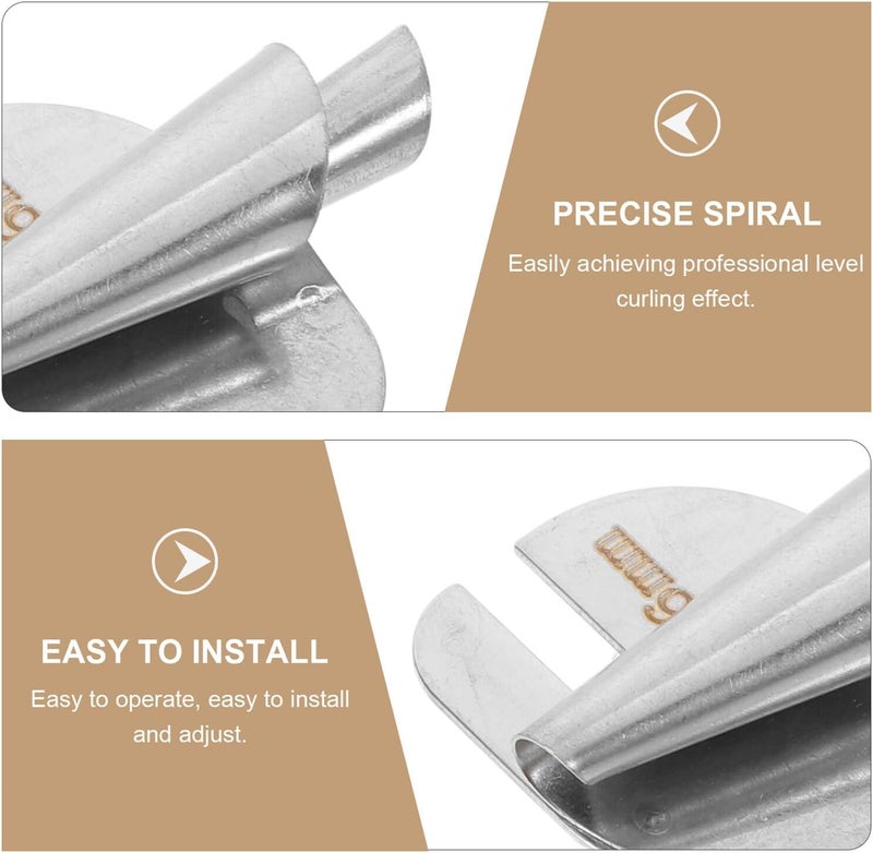 6pcs Sewing Machine Rolled Hemmer Foot Set 5-10mm Hemming Pressure Feet for Universal Machines, Curved Edge Stitcher Kit for Home and Industrial Sewing - Image 3