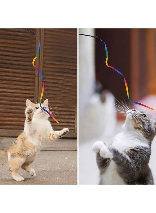 3pcs لعبة القطط الداخلية ، ألعاب عصا القطط التفاعلية للقطط كيتي هريرة ألعاب دعابة القطط. - Image 4