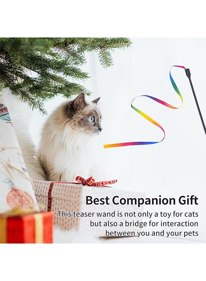 3pcs لعبة القطط الداخلية ، ألعاب عصا القطط التفاعلية للقطط كيتي هريرة ألعاب دعابة القطط. - Image 3