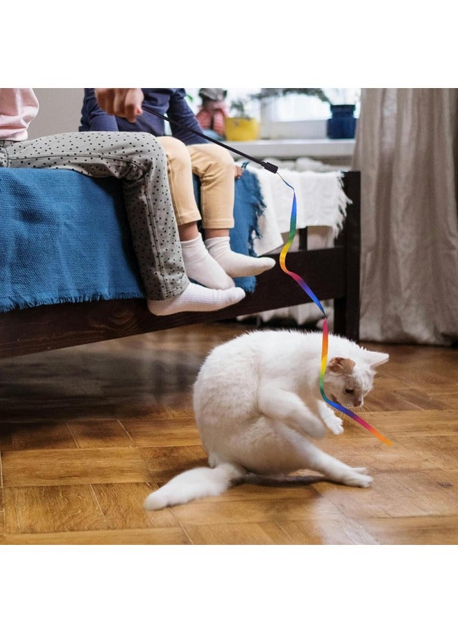 3pcs لعبة القطط الداخلية ، ألعاب عصا القطط التفاعلية للقطط كيتي هريرة ألعاب دعابة القطط. - Image 5