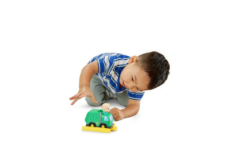 VTech CoComelon Go! Go! Smart Wheels JJ’s Recycling Truck & Track, Recycling Sounds & Songs, Ages 1.5 – 5 Years - Image 2