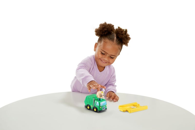 VTech CoComelon Go! Go! Smart Wheels JJ’s Recycling Truck & Track, Recycling Sounds & Songs, Ages 1.5 – 5 Years - Image 4