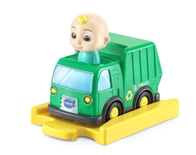 VTech CoComelon Go! Go! Smart Wheels JJ’s Recycling Truck & Track, Recycling Sounds & Songs, Ages 1.5 – 5 Years - Image 1