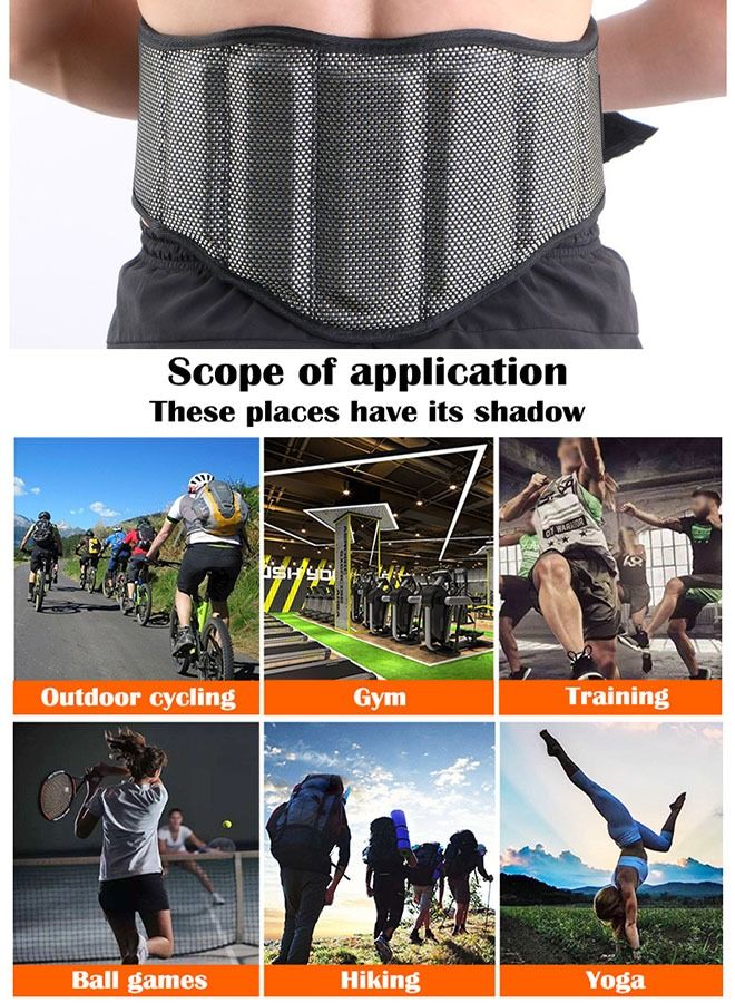 ZCM-HAPPY Sports Fitness Waist Support Strength Training Weightlifting Belt  - Image 3