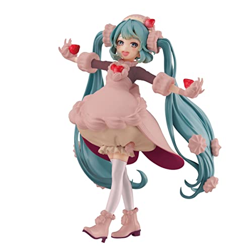 Furyu AMU-SHP0553 Hatsune Miku SweetSweets Series Miku Strawberry Chocolate Short Figure - Image 2