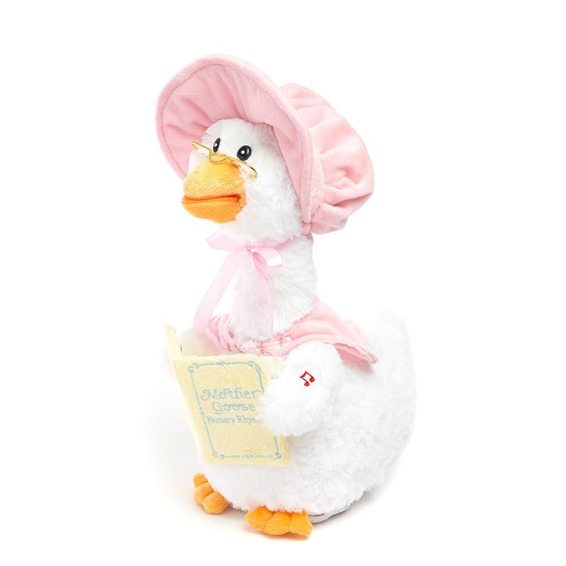Cuddle Barn â€“ Mother Goose Animated Stuffed Animal Reads Nursery Rhymes, 14â€ - Image 5