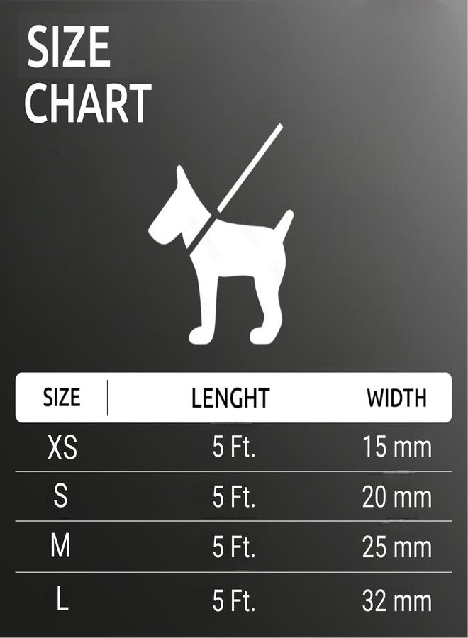 Plushmate x Indian Hound Durable Nylon FAD Dog Leash with Strong Hook & Super Soft Neoprene Padded Handle for Walking, Running, Training of Small Medium Large Dogs - (5ft Long, XS, Royal Blue) - Image 5