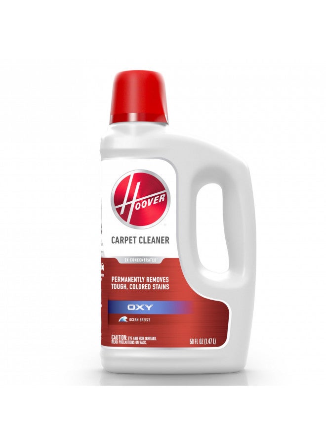 HOOVER Hoover Oxy Deep Cleaning Carpet Shampoo, Concentrated Machine Cleaner Solution, 50oz Formula, AH30950, White, packaging might vary - Image 2