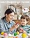 JUPITEARTH 6 Colors Egg Crayons for kids PalmGrasp Non Toxic Jumbo Washable Crayons for Kids Fat Brain Toys for Art Supplies and Perfect Gifts for Boys and Girls - Image 4